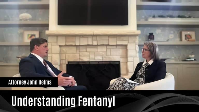 Attorney John Helms discussing fentanyl in a video